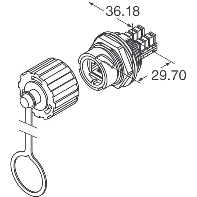 17-10037 Conec  Jack per connettori modulari